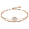 Sublima Bangle White, Rose Gold-Tone Plated Sublima Bangle White, Rose Gold-Tone Plated