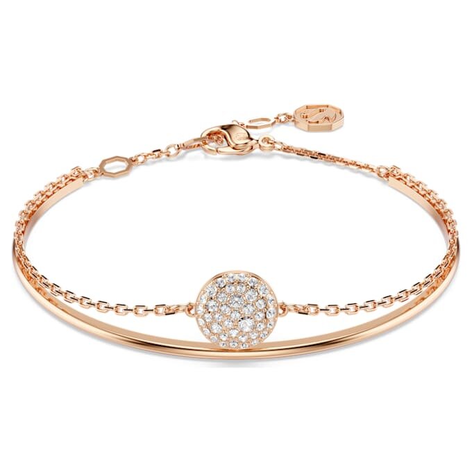 Sublima Bangle White, Rose Gold-Tone Plated Sublima Bangle White, Rose Gold-Tone Plated