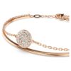 Sublima Bangle White, Rose Gold-Tone Plated Sublima Bangle White, Rose Gold-Tone Plated