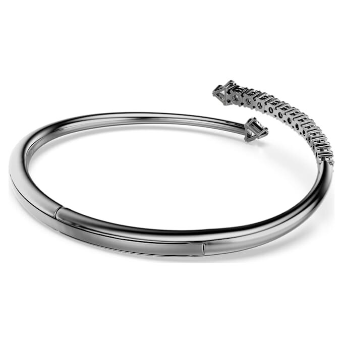 Sublima Bangle White, Ruthenium Plated Sublima Bangle White, Ruthenium Plated
