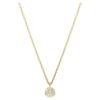 Sublima Layered Pendant White, Gold-Tone Plated