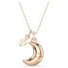 Sublima Pendant Crystal Pearl, Moon, Multicolored, Rose Gold-Tone Plated Sublima Pendant Crystal Pearl, Moon, Multicolored, Rose Gold-Tone Plated