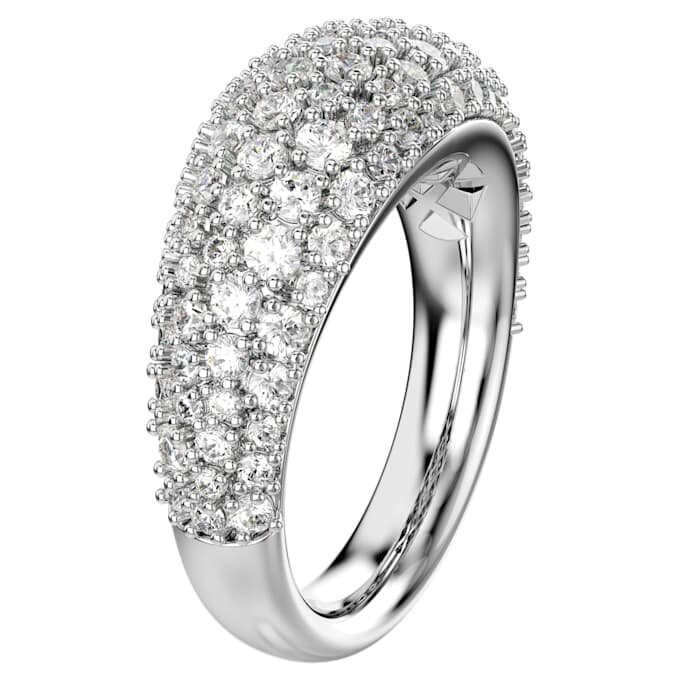 Sublima Ring White, Rhodium Plated Sublima Ring White, Rhodium Plated