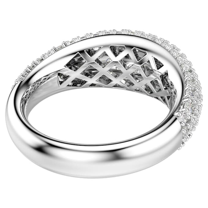 Sublima Ring White, Rhodium Plated Sublima Ring White, Rhodium Plated