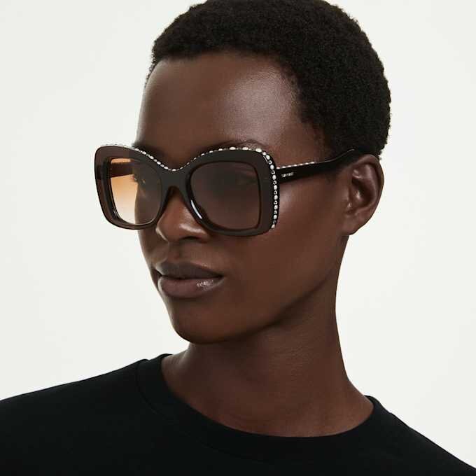 Sunglasses Butterfly Shape, Sk6062U, Brown Sunglasses Butterfly Shape, Sk6062U, Brown