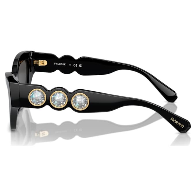 Sunglasses Cat-Eye Shape, Black Sunglasses Cat-Eye Shape, Black