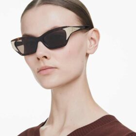 Sunglasses Cat-Eye Shape, Sk6029, Brown