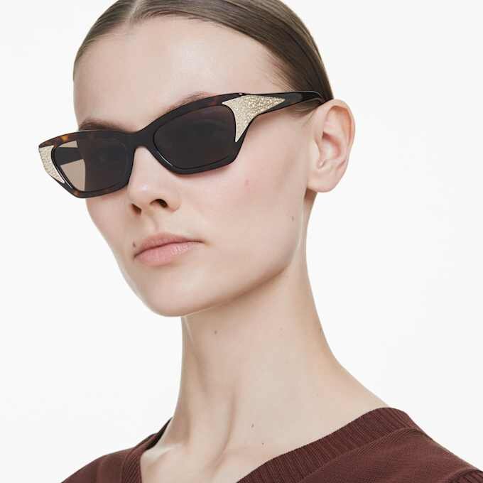 Sunglasses Cat-Eye Shape, Sk6029, Brown Sunglasses Cat-Eye Shape, Sk6029, Brown