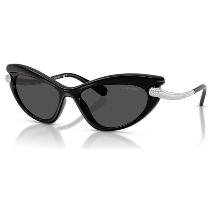 Sunglasses Cat-Eye Shape, Sk6038, Black Sunglasses Cat-Eye Shape, Sk6038, Black