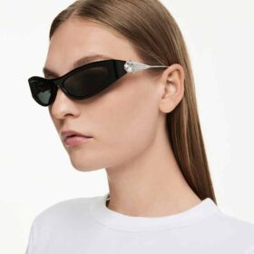 Sunglasses Cat-Eye Shape, Sk6046, Black