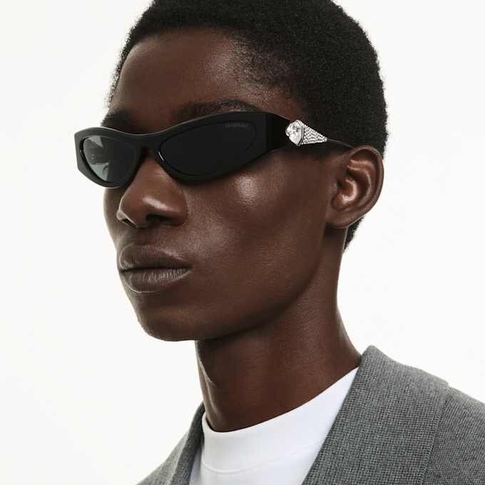 Sunglasses Cat-Eye Shape, Sk6046, Black Sunglasses Cat-Eye Shape, Sk6046, Black