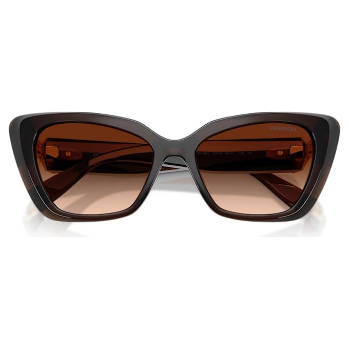 Sunglasses Cat-Eye Shape, Sk6047, Dark Brown Sunglasses Cat-Eye Shape, Sk6047, Dark Brown