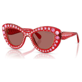 Sunglasses Cat-Eye Shape, Sk6060, Red