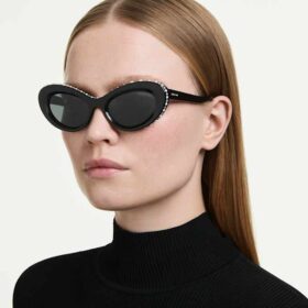 Sunglasses Cat-Eye Shape, Sk6061U, Black