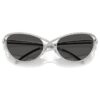 Sunglasses Cat-Eye Shape, Sk7025, Silver Tone Sunglasses Cat-Eye Shape, Sk7025, Silver Tone