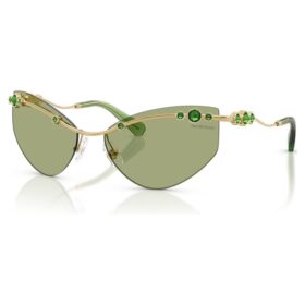 Sunglasses Cat-Eye Shape, Sk7039, Gold Tone