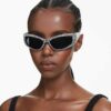 Sunglasses Mask Shape, Sk6027, Black