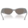 Sunglasses Mask Shape, Sk6027, Silver Tone