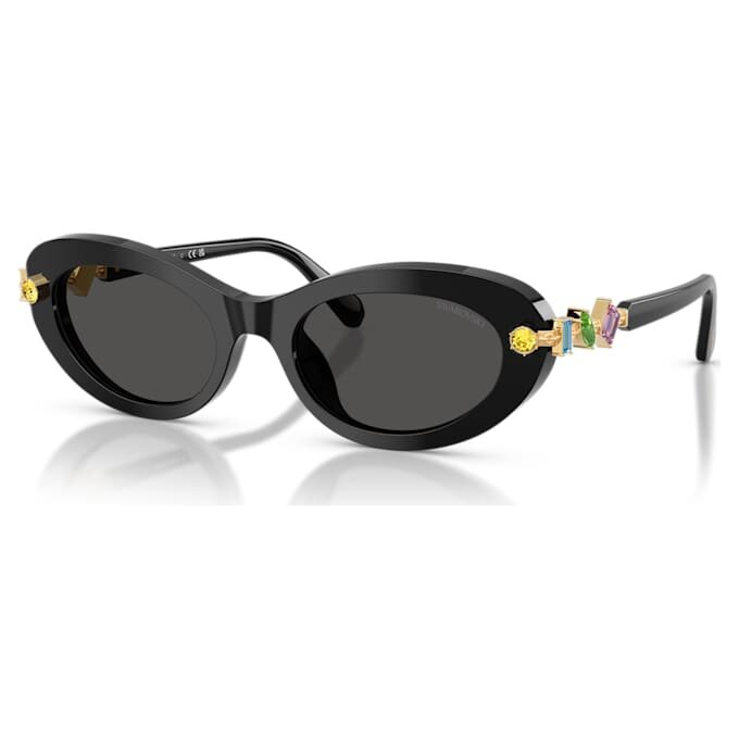 Sunglasses Oval Shape, Black Sunglasses Oval Shape, Black
