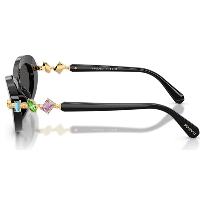 Sunglasses Oval Shape, Black Sunglasses Oval Shape, Black