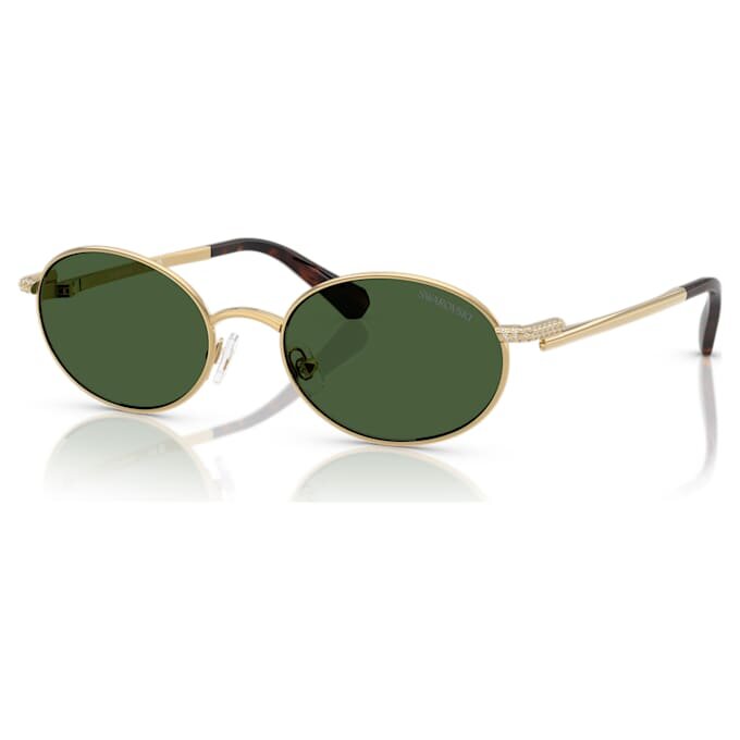 Sunglasses Oval Shape, Green Sunglasses Oval Shape, Green