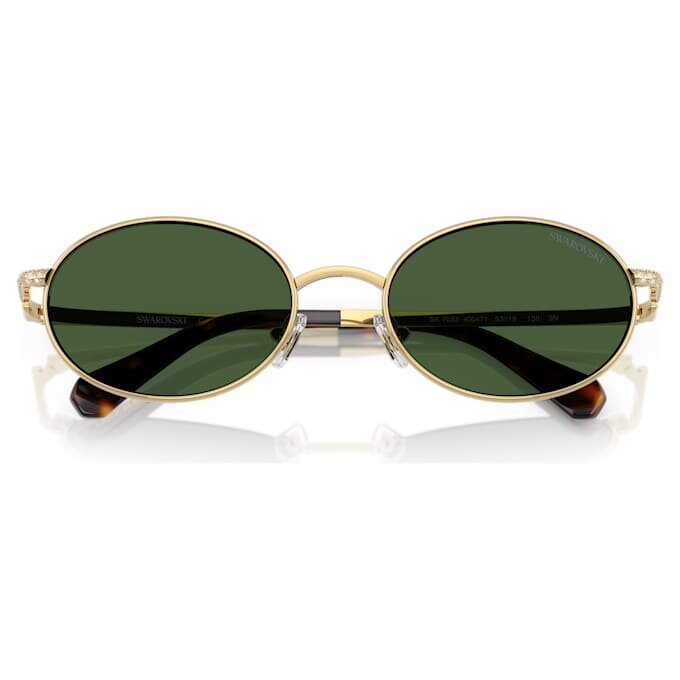 Sunglasses Oval Shape, Green Sunglasses Oval Shape, Green