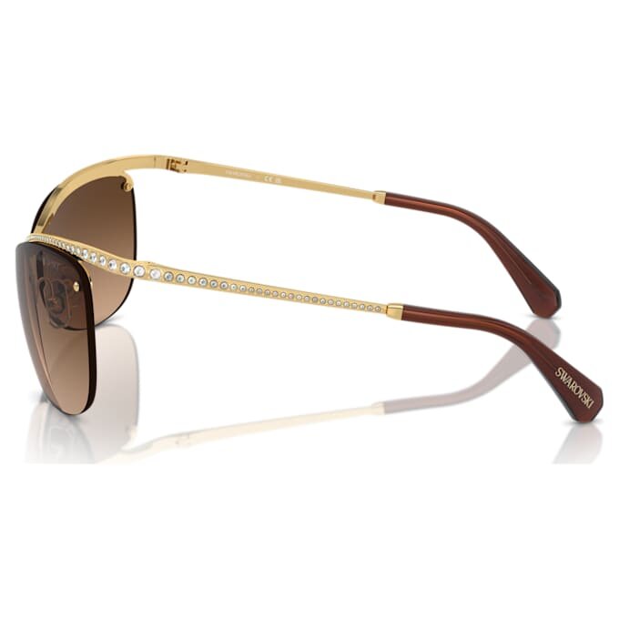 Sunglasses Oval Shape, Sk7018, Brown Sunglasses Oval Shape, Sk7018, Brown