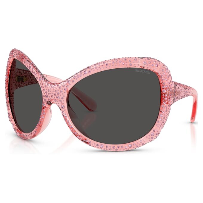 Sunglasses Oversized, Cat-Eye Shape, Sk6052, Pink Sunglasses Oversized, Cat-Eye Shape, Sk6052, Pink