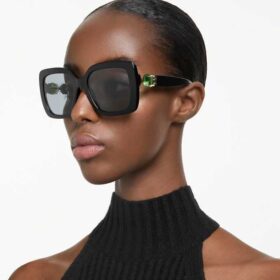 Sunglasses Oversized, Square Shape, Sk6001, Black