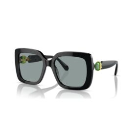 Sunglasses Oversized, Square Shape, Sk6001, Black