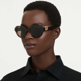 Sunglasses Round Shape, Brown