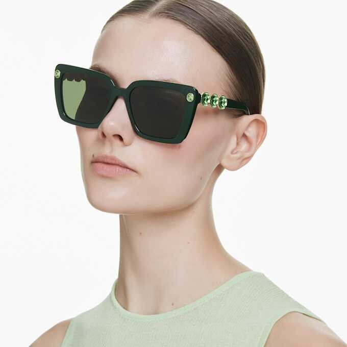 Sunglasses Square Shape, Sk6032, Green Sunglasses Square Shape, Sk6032, Green