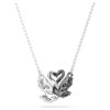 Swan Pendant Swan, Black, Mixed Metal Finish Swan Pendant Swan, Black, Mixed Metal Finish