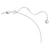 Swan Pendant Swan, Medium, White, Rhodium Plated