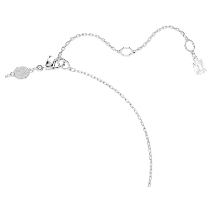 Swan Pendant Swan, White, Rhodium Plated Swan Pendant Swan, White, Rhodium Plated