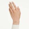 Symbolica Bangle Pavé, Horse Shoe, White, Rose Gold-Tone Plated Symbolica Bangle Pavé, Horse Shoe, White, Rose Gold-Tone Plated