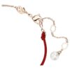 Symbolica Bracelet Crystal Pearl, Pavé, Horse Shoe, White, Rose Gold-Tone Plated Symbolica Bracelet Crystal Pearl, Pavé, Horse Shoe, White, Rose Gold-Tone Plated