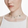 Symbolica Choker Crystal Pearl, Moon, Infinity, Clover, Evil Eye and Horseshoe, Blue, Gold-Tone Plated Symbolica Choker Crystal Pearl, Moon, Infinity, Clover, Evil Eye and Horseshoe, Blue, Gold-Tone Plated