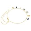 Symbolica Choker Crystal Pearl, Moon, Infinity, Clover, Evil Eye and Horseshoe, Blue, Gold-Tone Plated Symbolica Choker Crystal Pearl, Moon, Infinity, Clover, Evil Eye and Horseshoe, Blue, Gold-Tone Plated