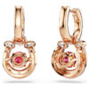Symbolica Drop Earrings Crystal Pearl, Round Cut, Pavé, Horse Shoe, Red, Rose Gold-Tone Plated Symbolica Drop Earrings Crystal Pearl, Round Cut, Pavé, Horse Shoe, Red, Rose Gold-Tone Plated