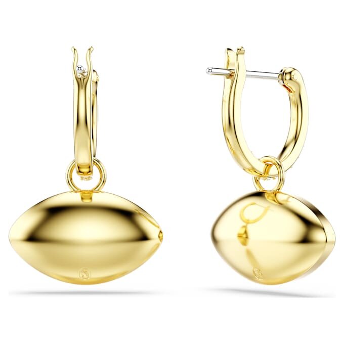 Symbolica Drop Earrings Evil Eye, Blue, Gold-Tone Plated Symbolica Drop Earrings Evil Eye, Blue, Gold-Tone Plated