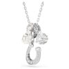 Symbolica Pendant Crystal Pearl, Round Cut, Pavé, Horse Shoe, White, Rhodium Plated Symbolica Pendant Crystal Pearl, Round Cut, Pavé, Horse Shoe, White, Rhodium Plated