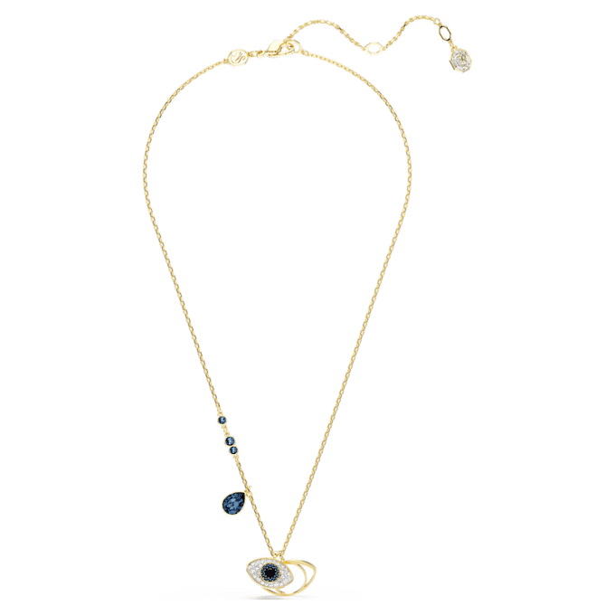 Symbolica Pendant Evil Eye, Blue, Gold-Tone Plated Symbolica Pendant Evil Eye, Blue, Gold-Tone Plated
