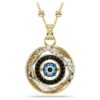 Symbolica Pendant Evil Eye, Medium, Multicolored, Gold-Tone Plated Symbolica Pendant Evil Eye, Medium, Multicolored, Gold-Tone Plated