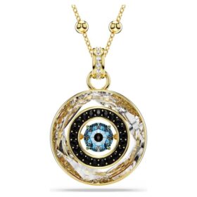 Symbolica Pendant Evil Eye, Medium, Multicolored, Gold-Tone Plated Symbolica Pendant Evil Eye, Medium, Multicolored, Gold-Tone Plated