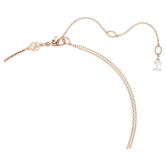 Symbolica Pendant Pavé, Horse Shoe, White, Rose Gold-Tone Plated Symbolica Pendant Pavé, Horse Shoe, White, Rose Gold-Tone Plated