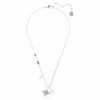 Symbolica Pendant Star, Blue, Rhodium Plated Symbolica Pendant Star, Blue, Rhodium Plated
