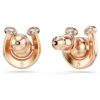 Symbolica Stud Earrings Crystal Pearl, Pavé, Horse Shoe, White, Rose Gold-Tone Plated Symbolica Stud Earrings Crystal Pearl, Pavé, Horse Shoe, White, Rose Gold-Tone Plated