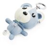 Teddy Bag Charm Bear, Blue, Rhodium Plated Teddy Bag Charm Bear, Blue, Rhodium Plated