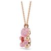 Teddy Pendant Bear, Pink, Rose Gold-Tone Plated Teddy Pendant Bear, Pink, Rose Gold-Tone Plated